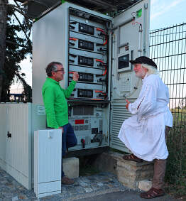 Speichermodule mit Klimaanlage und Löschsystem